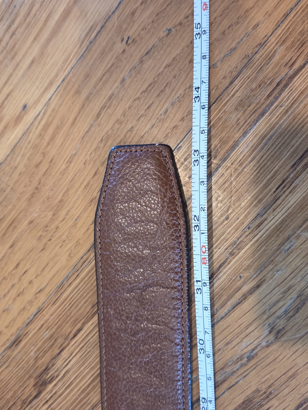 WCM New York Vintage Equestrian Leather Horsebit Belt Italian Calfskin Brown - Picture 7 of 7